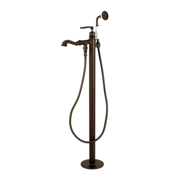Royale KS7015RL Single-Handle 1-Hole Freestanding Tub Faucet with Hand Shower, Oil Rubbed Bronze