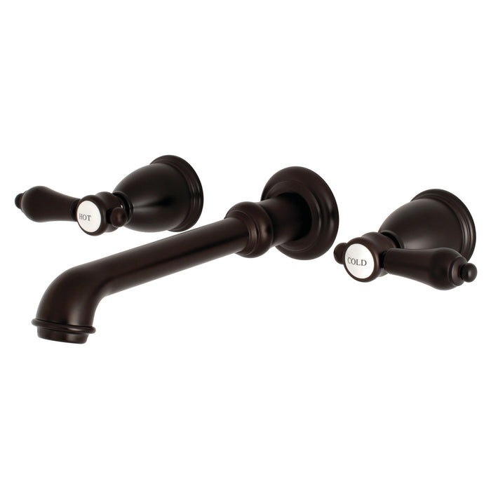 Kingston Tulare KS7025BAL - Heirloom Two-Handle 3-Hole Wall Mount Roman Tub Faucet, Oil Rubbed Bronze