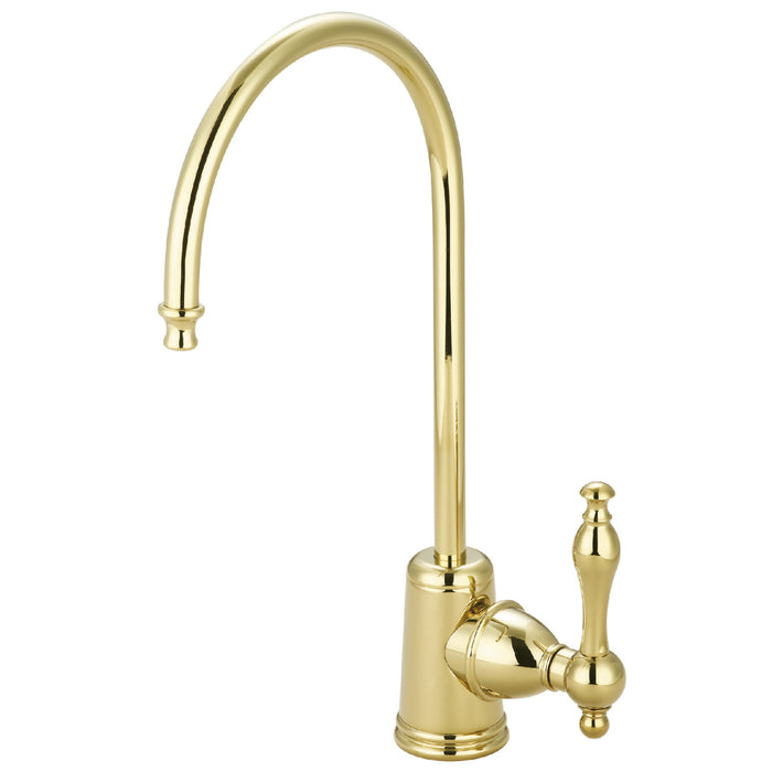 Naples KS7192NL Single-Handle 1-Hole Deck Mount Water Filtration Faucet, Polished Brass