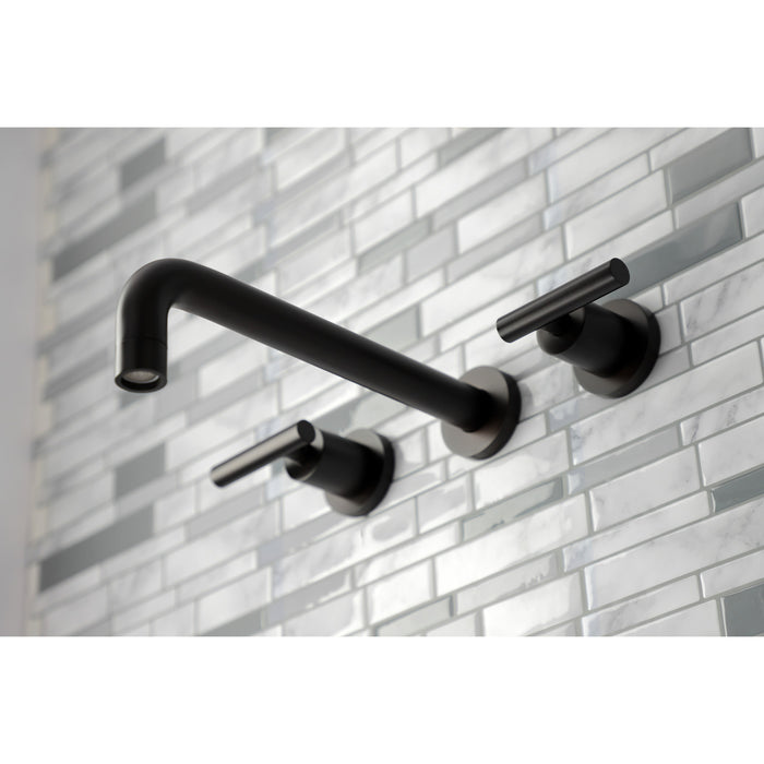 Kingston Sona KS8025CML - Manhattan Two-Handle 3-Hole Wall Mount Roman Tub Faucet, Oil Rubbed Bronze