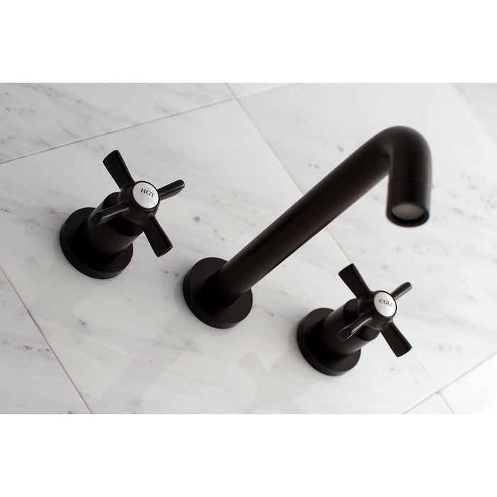 Kingston Sona KS8025ZX - Millennium Two-Handle 3-Hole Wall Mount Roman Tub Faucet, Oil Rubbed Bronze
