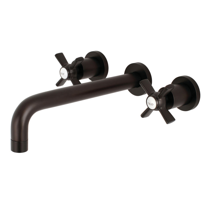 Kingston Sona KS8025ZX - Millennium Two-Handle 3-Hole Wall Mount Roman Tub Faucet, Oil Rubbed Bronze