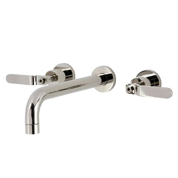Kingston Sona KS8026KL - Whitaker Two-Handle 3-Hole Wall Mount Roman Tub Faucet, Polished Nickel