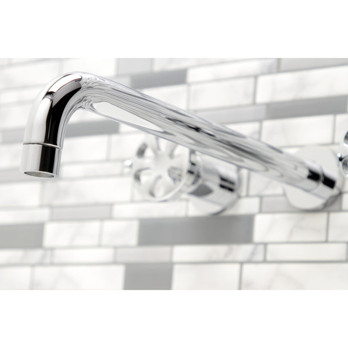 Belknap KS8041RX Two-Handle 3-Hole Wall Mount Roman Tub Faucet, Polished Chrome