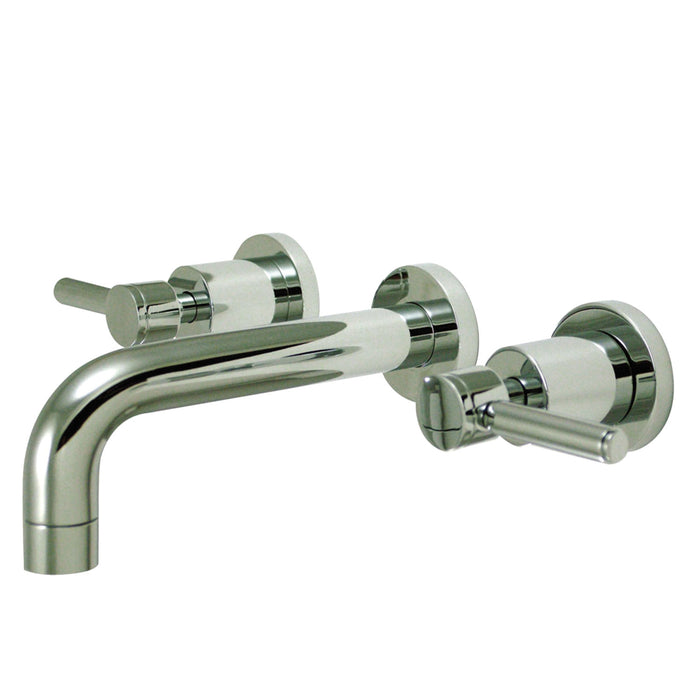 Concord KS8121DL Two-Handle 3-Hole Wall Mount Bathroom Faucet, Polished Chrome