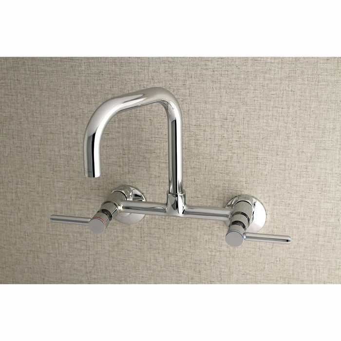 Concord KS813C Two-Handle 2-Hole Wall Mount Kitchen Faucet, Polished Chrome