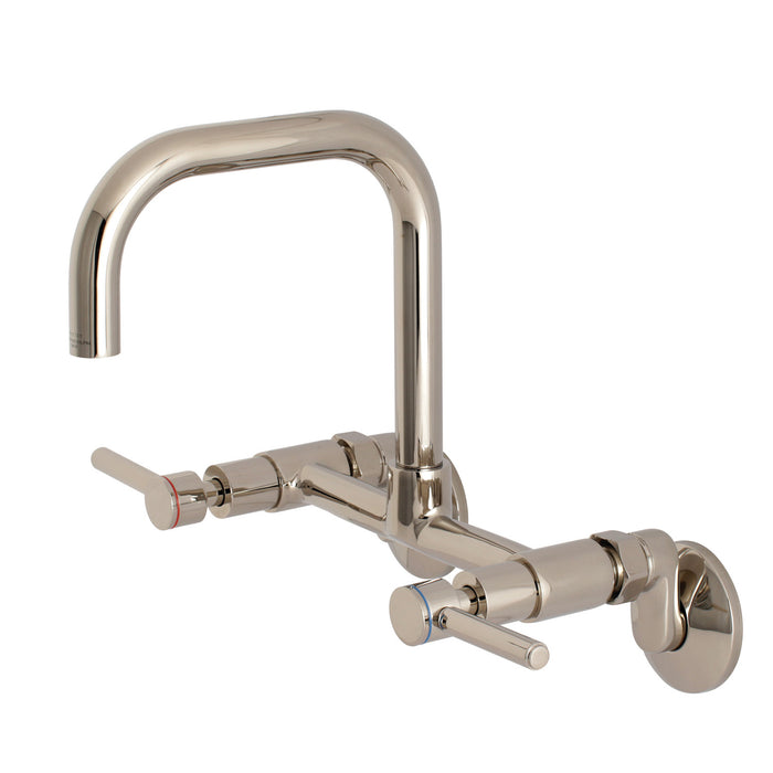 Concord KS813PN Two-Handle 2-Hole Wall Mount Kitchen Faucet, Polished Nickel