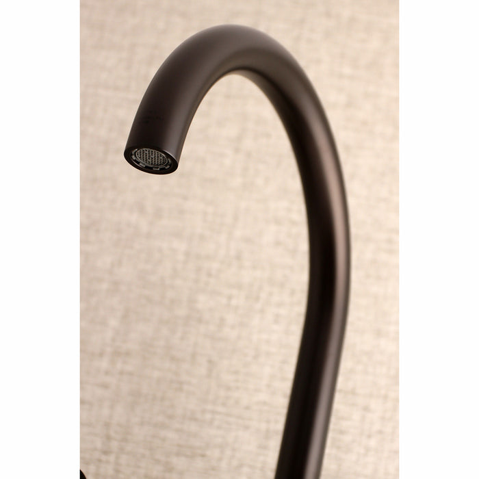 Concord KS814ORB Two-Handle 2-Hole Wall Mount Kitchen Faucet, Oil Rubbed Bronze