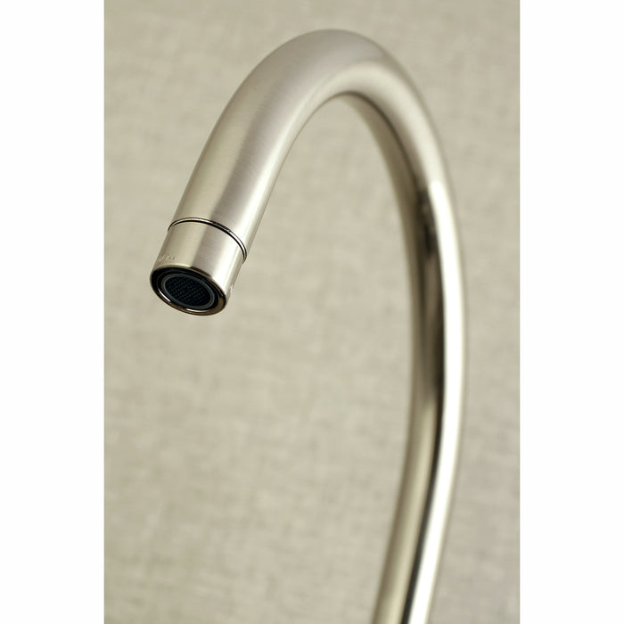 Concord KS8178DL Two-Handle 2-Hole Wall Mount Kitchen Faucet, Brushed Nickel