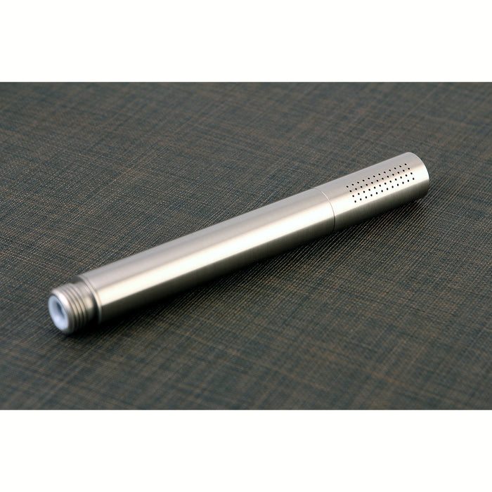 Kingston Sona KS8358DL - Concord Three-Handle 2-Hole Freestanding Tub Faucet with Hand Shower, Brushed Nickel