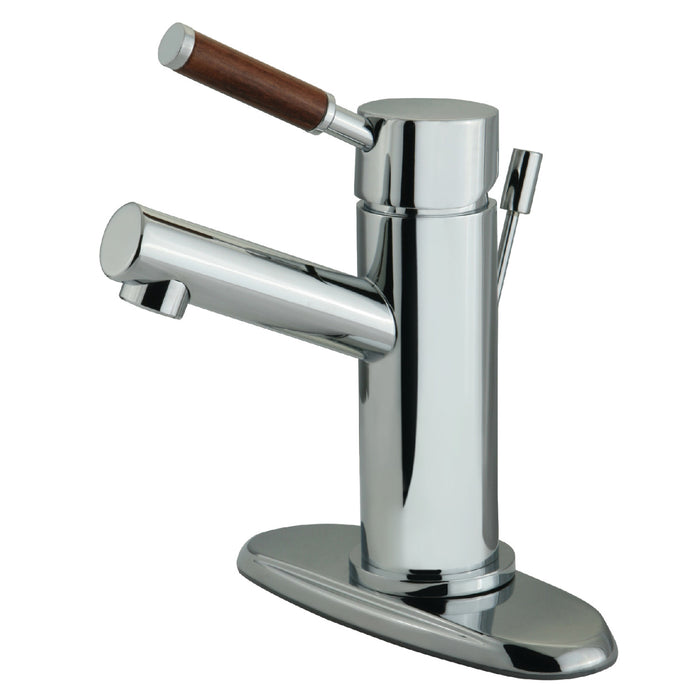 Wellington KS8421DWL Single-Handle 1-or-3 Hole Deck Mount Bathroom Faucet with Brass Pop-Up, Polished Chrome