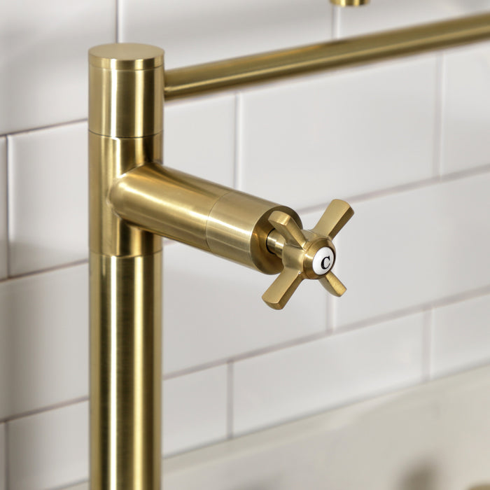 KINGSTON Brass Millennium KS8707ZX Two-Handle 1-Hole Deck