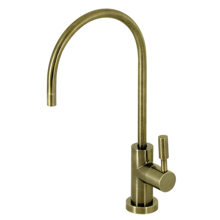 Concord KSAG8193DL Single-Handle 1-Hole Deck Mount Water Filtration Faucet, Antique Brass