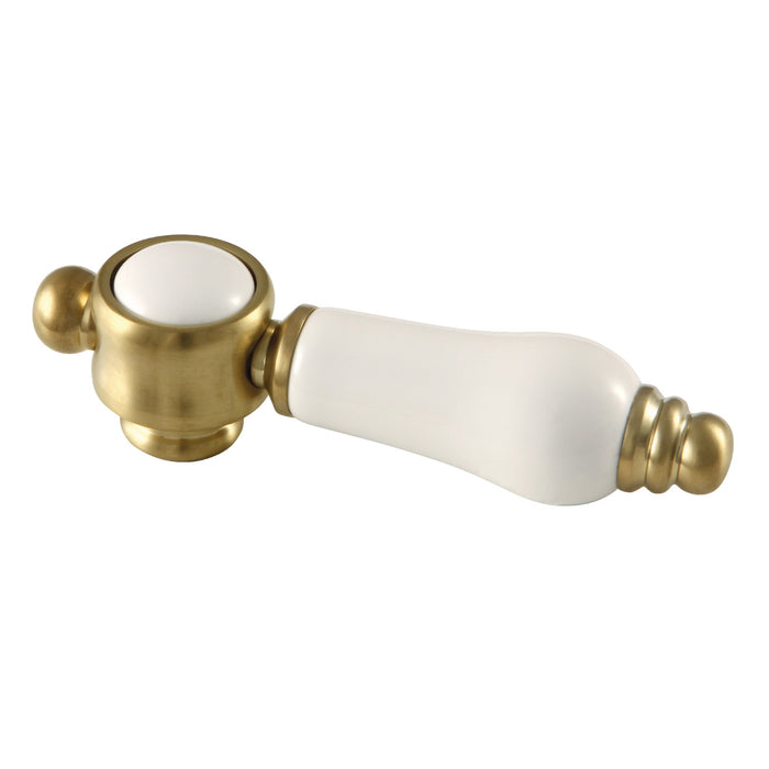 Bel-Air KSDH7617BPL Porcelain Lever Diverter Handle, Brushed Brass