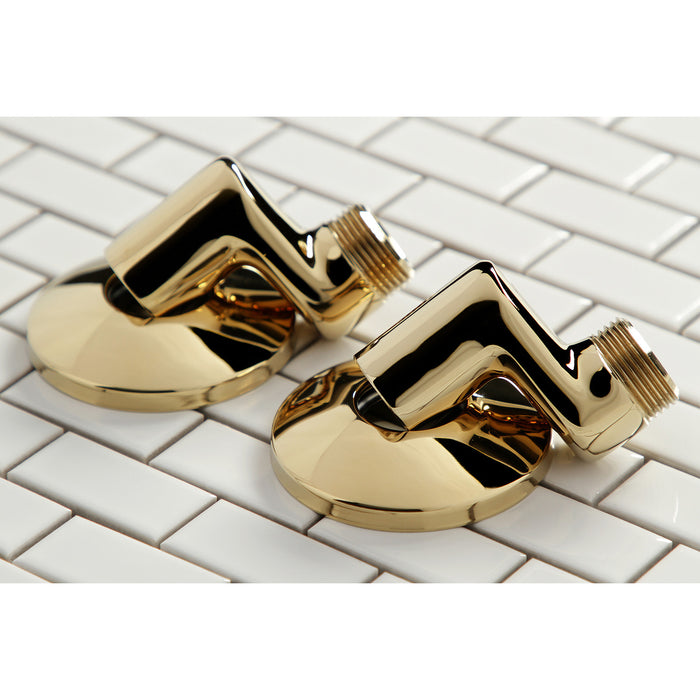 Kingston KSEL265PB Swivel Elbows for Wall Mount Tub Faucet (KS265PB), Polished Brass