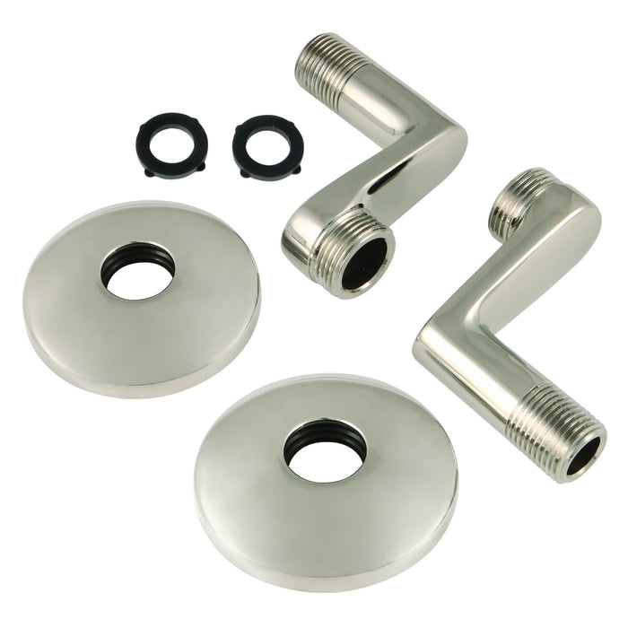 Kingston Vintage KSEL266PN Swivel Elbows for Wall Mount Tub Faucet (KS266PN), Polished Nickel