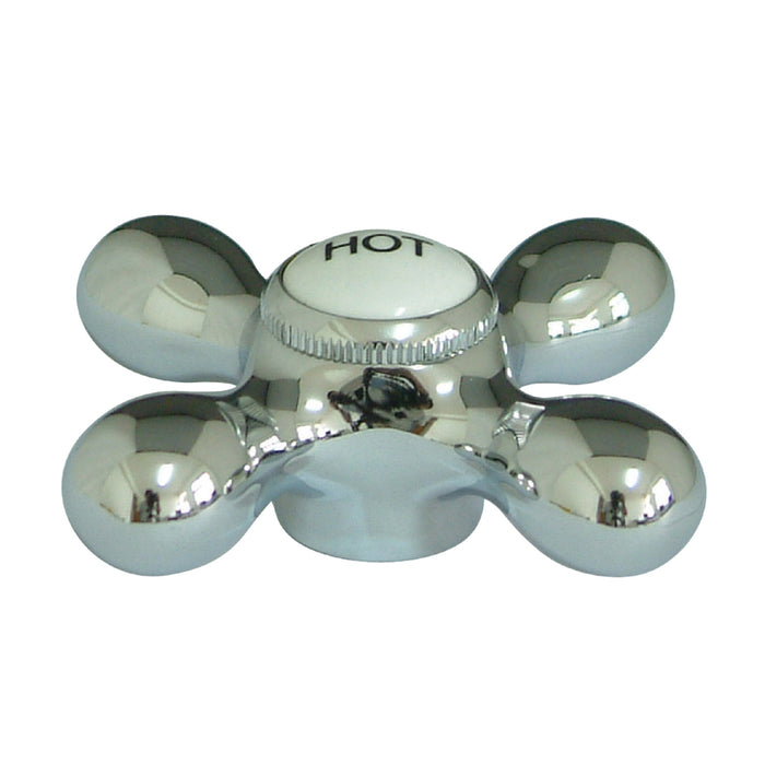 Kingston KSH1161AXH Brass Cross Handle (Hot Side), Polished Chrome