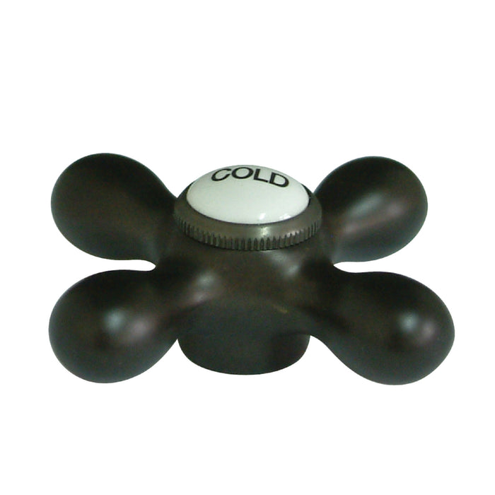 Kingston KSH1165AXC Brass Cross Handle (Cold Side), Oil Rubbed Bronze