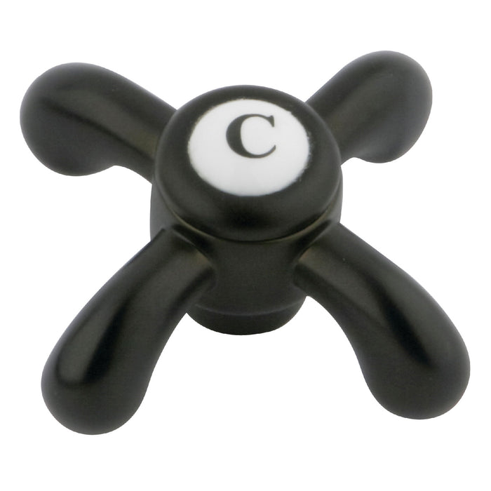 Kingston KSH1605TXC Metal Cross Handle (Cold Side), Oil Rubbed Bronze