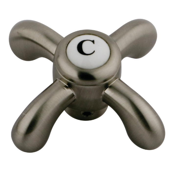 Kingston KSH1608TXC Metal Cross Handle (Cold Side), Brushed Nickel