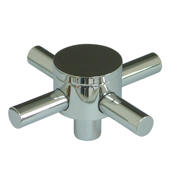 Kingston KSH2361DX Brass Cross Handle, Polished Chrome