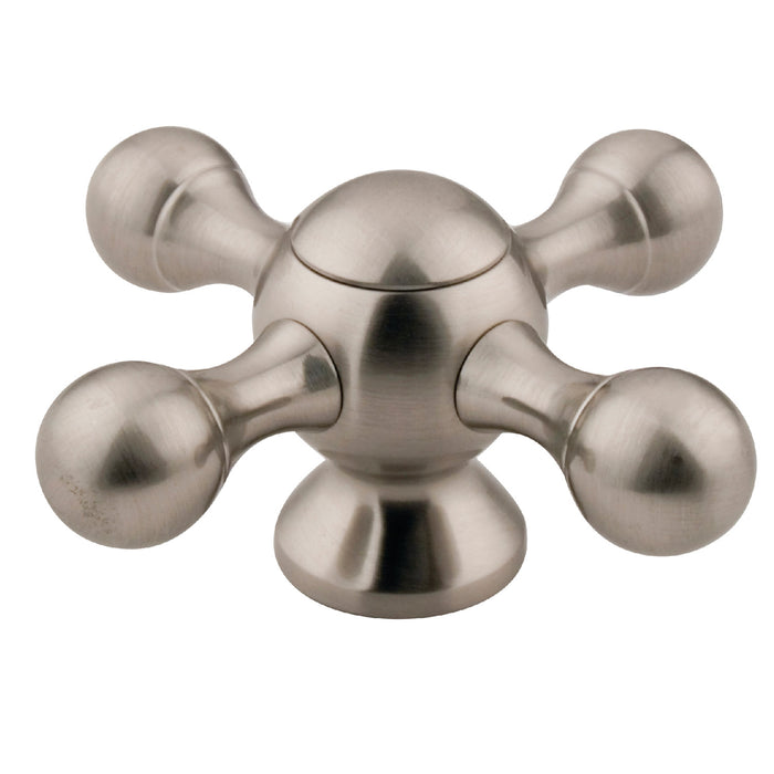 Kingston KSH2498KX Metal Cross Handle, Brushed Nickel