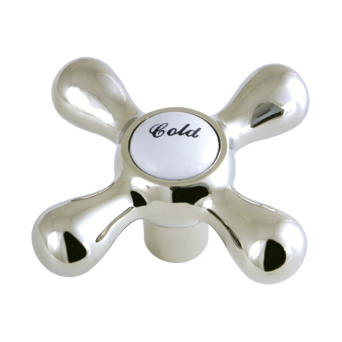 Kingston KSH266PNC Metal Cross Handle (Cold Side), Polished Nickel