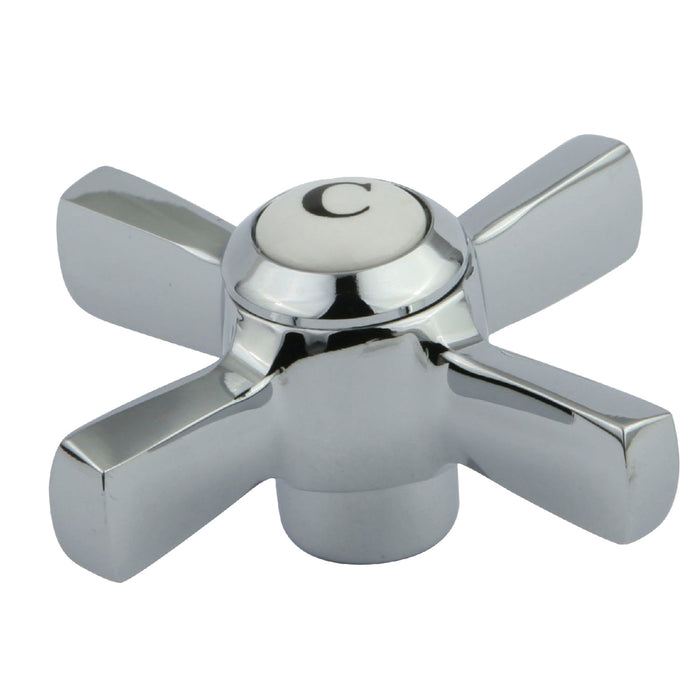 Kingston KSH2951ZXC Brass Cross Handle (Cold Side), Polished Chrome