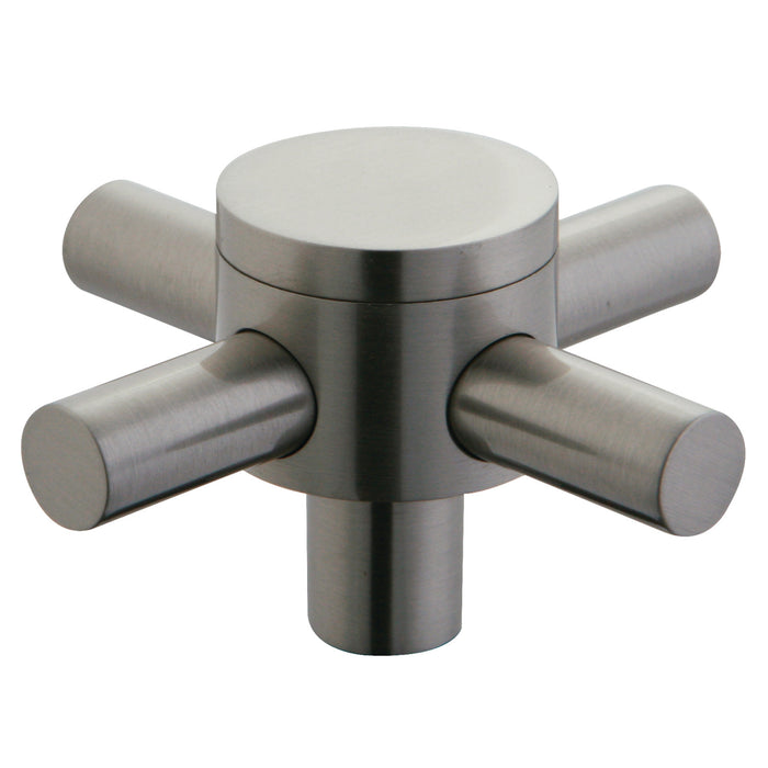 Kingston KSH2958DX Brass Cross Handle, Brushed Nickel