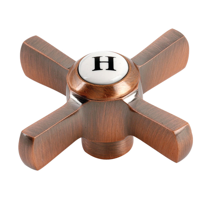 Kingston KSH295ZXACH Brass Cross Handle (Hot Side), Antique Copper
