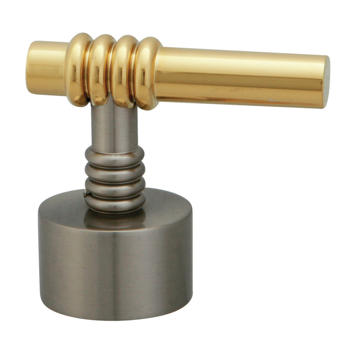 Kingston KSH2969ML Metal Lever Handle, Brushed Nickel/Polished Brass