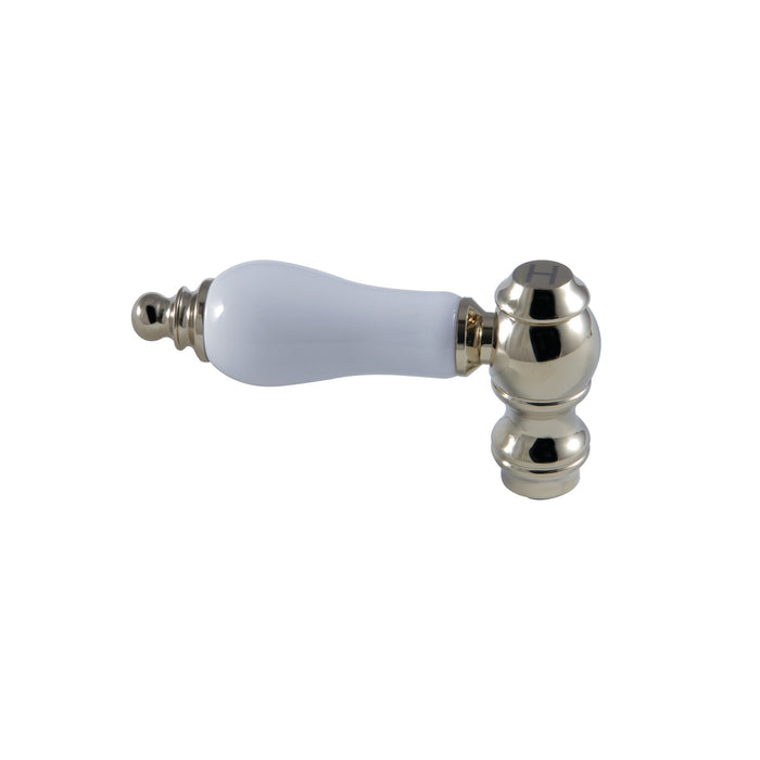Kingston KSH3222PLH Porcelain Lever Handle (Hot Side), Polished Brass