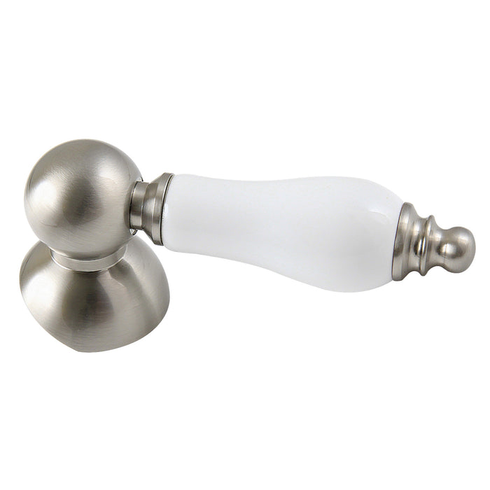 Kingston KSH3818PL Porcelain Lever Handle, Brushed Nickel