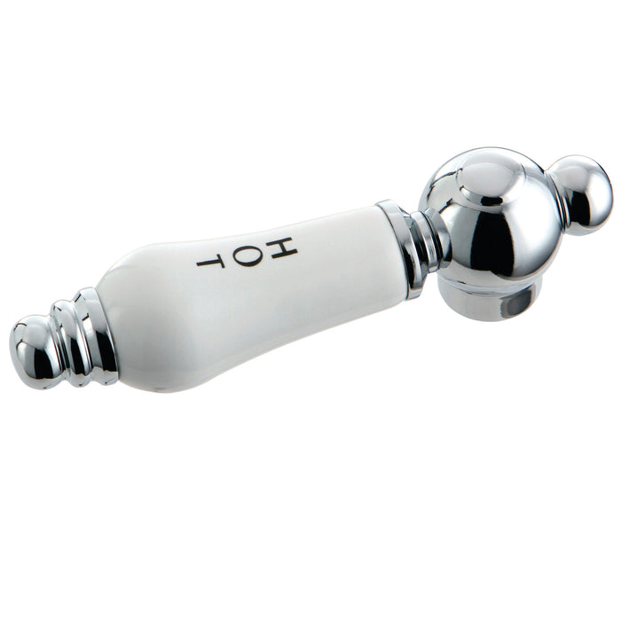 Kingston KSH3951PLH Porcelain Lever Handle (Hot Side), Polished Chrome