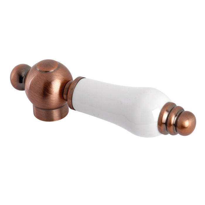 Kingston KSH395PLAC Porcelain Lever Handle, Antique Copper