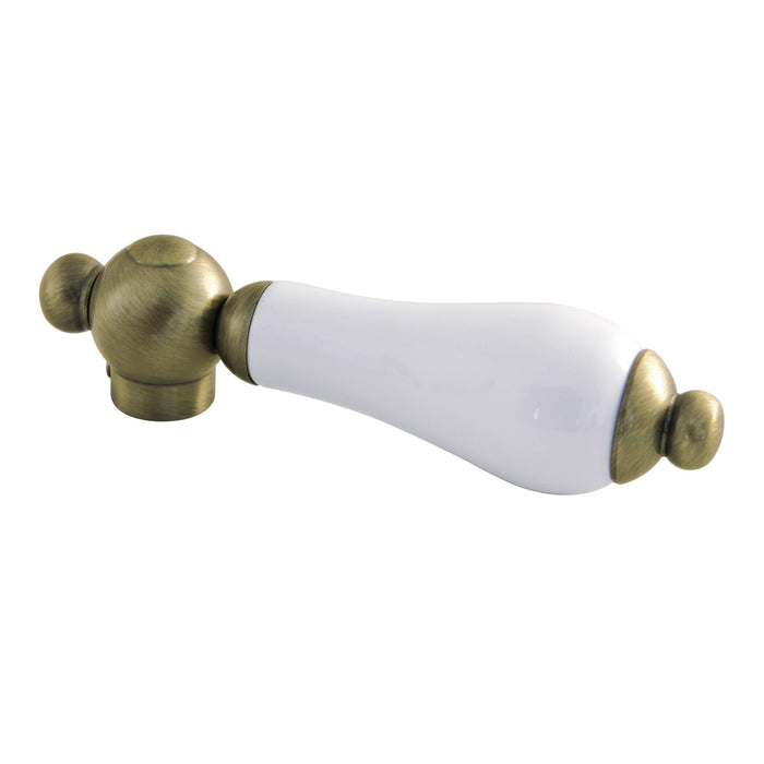 Kingston KSH3963PL Porcelain Lever Handle, Antique Brass