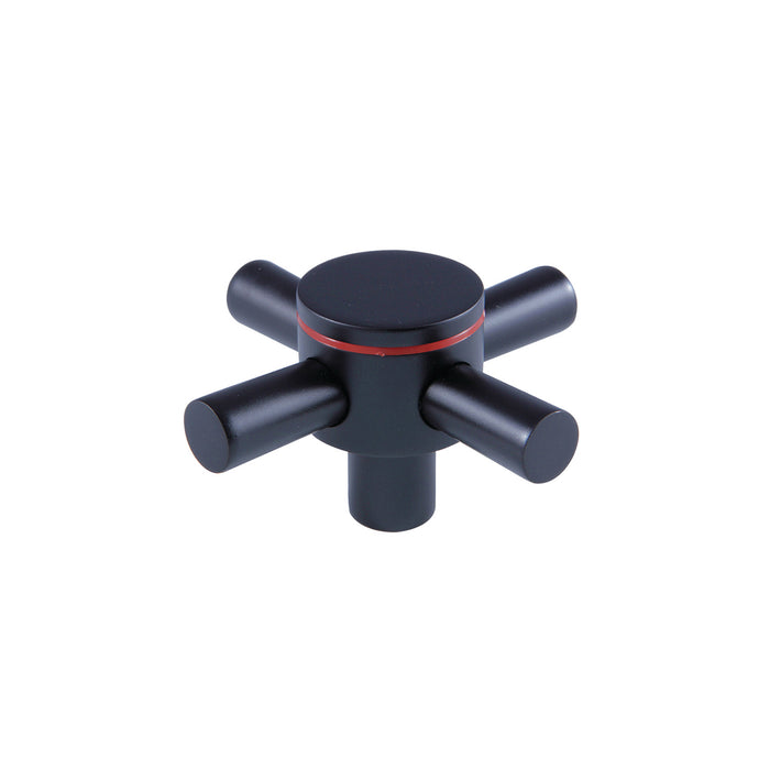 Kingston Concord KSH414MBH Metal Cross Handle (Hot Side), Matte Black