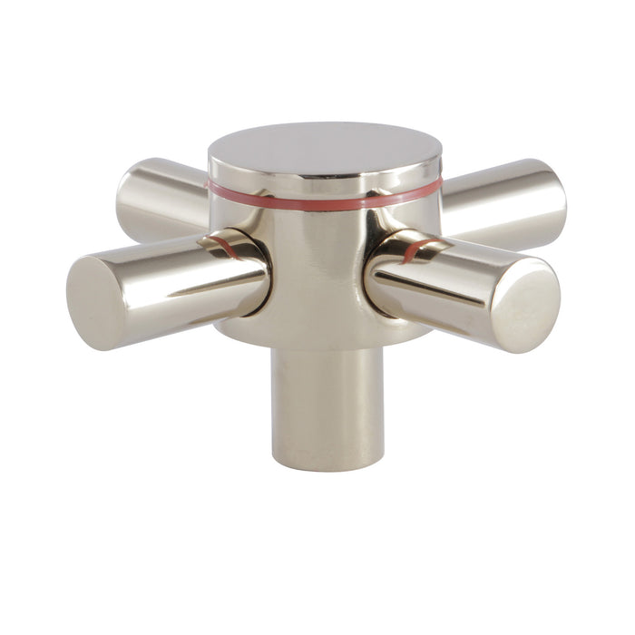 Kingston Concord KSH414PBH Metal Cross Handle (Hot Side), Polished Brass