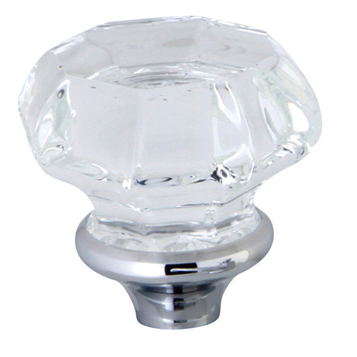 Celebrity KSH4461WCL Crystal Octagonal Knob Handle, Polished Chrome