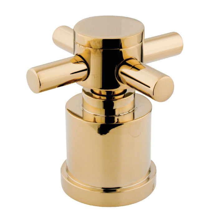 Kingston KSH4642DX Metal Cross Handle, Polished Brass