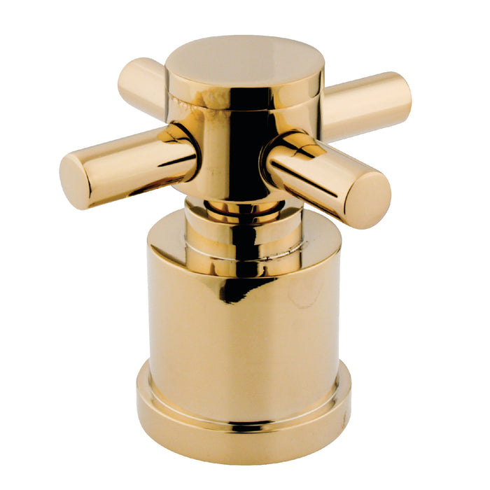 KSH4642DX Metal Cross Handle, Polished Brass