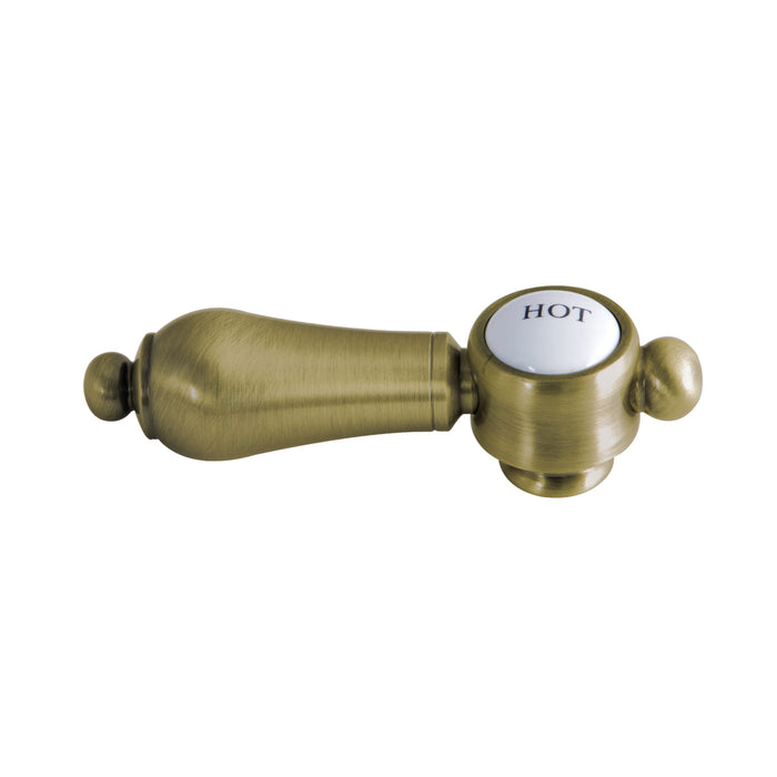 Kingston Heirloom KSH7613BALH Brass Lever Handle (Hot Side), Antique Brass