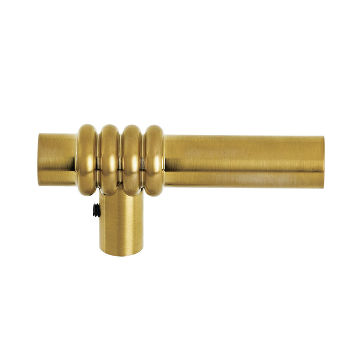 Milano KSH8127ML Metal Lever Handle, Brushed Brass