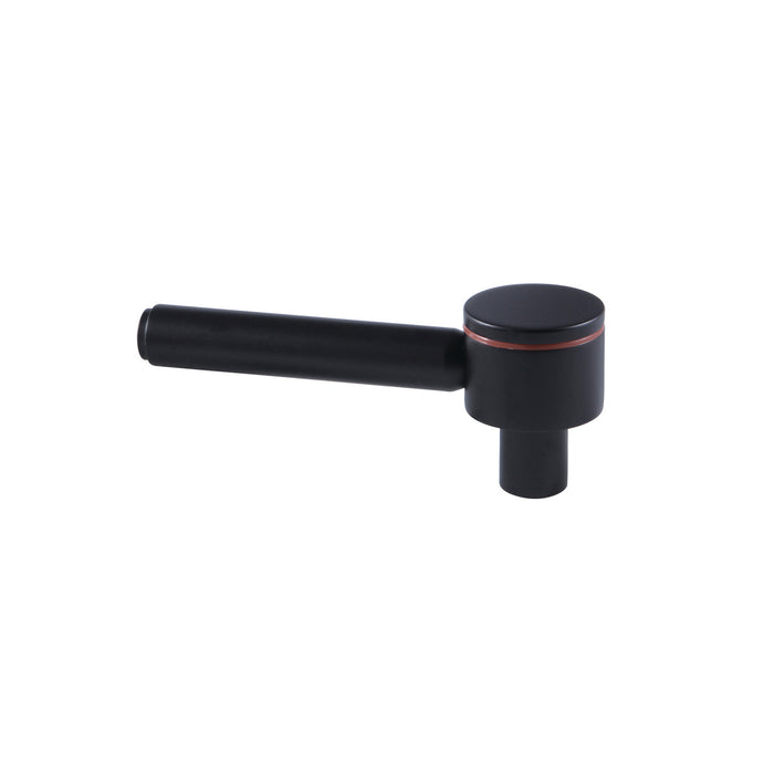 Kingston Concord KSH814MBH Metal Lever Handle (Hot Side), Matte Black