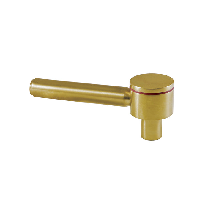 Kingston Concord KSH814SBH Metal Lever Handle (Hot Side), Brushed Brass
