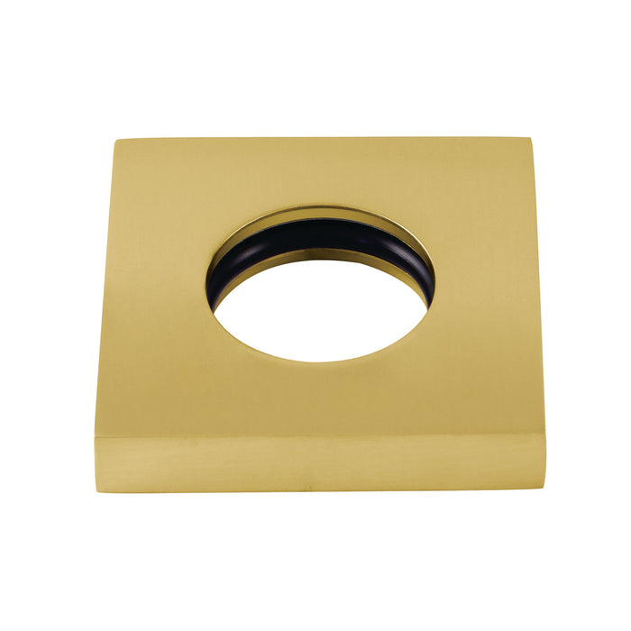 Kingston KSHF6127 Brass Square Handle Flange, Brushed Brass