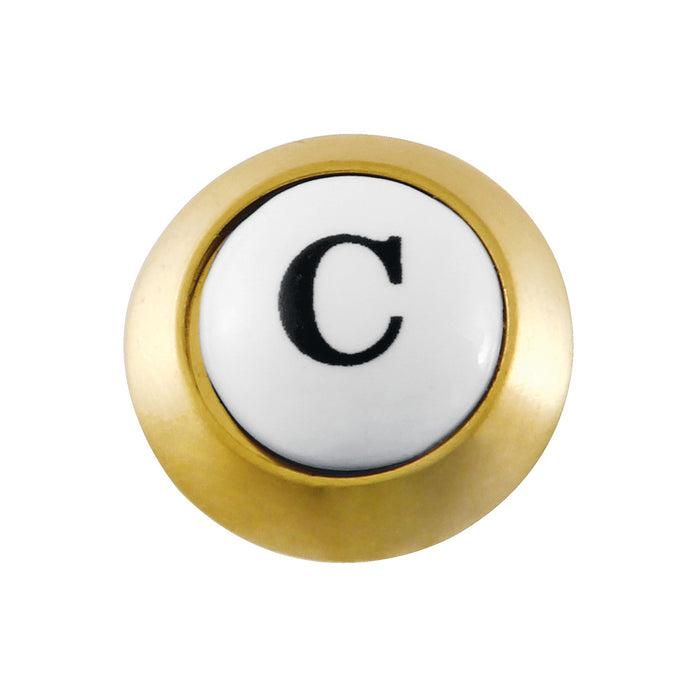 Kingston KSHI1167PXC Cold Handle Index Button, Brushed Brass