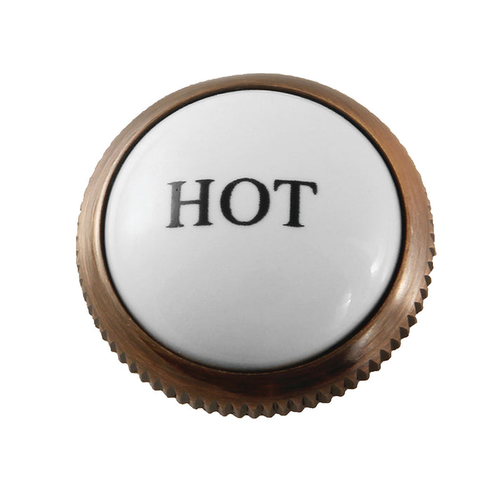 KSHI116AXACH Hot Handle Index Button, Antique Copper