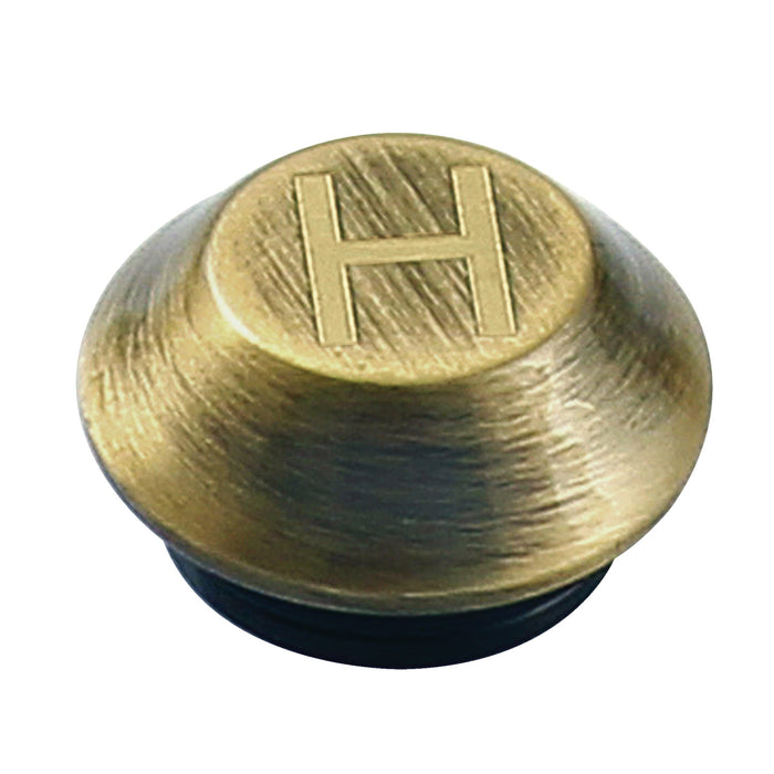 Kingston KSHI313ABH Hot Handle Index Button, Antique Brass