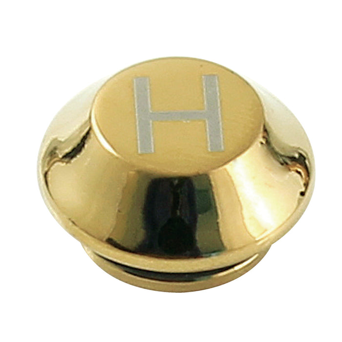 Kingston KSHI313PBH Hot Handle Index Button, Polished Brass